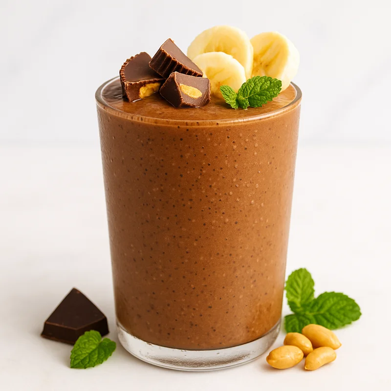 Chocolate Peanut Butter Cup Smoothie — smoothie recipe