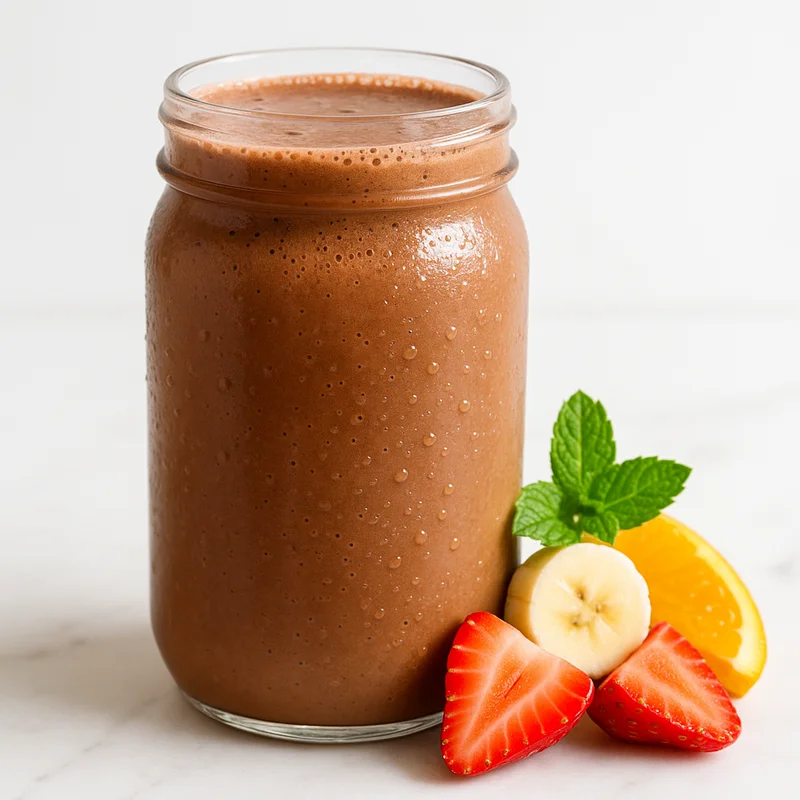 Chocolate Protein Recovery Shake — Smoothie