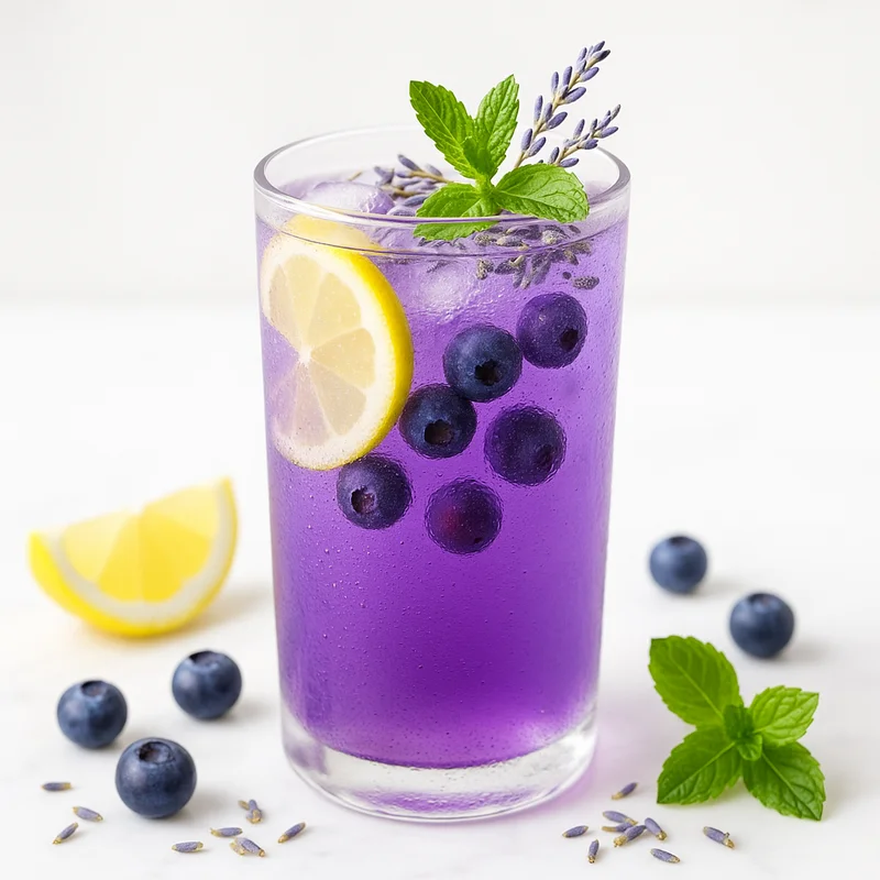 Lavender Blueberry Calm Water — Infused Water