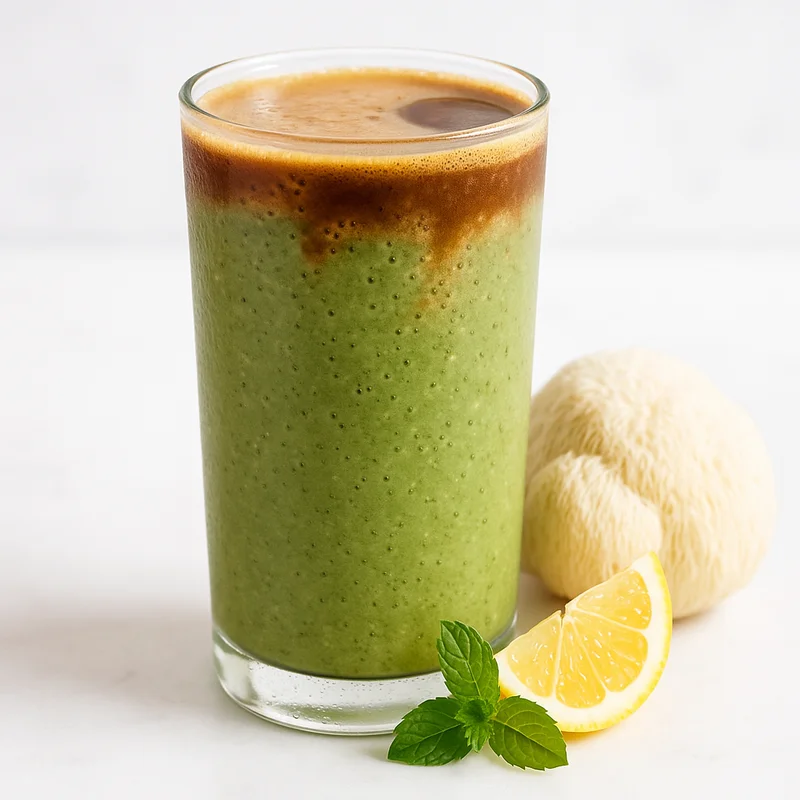 Lion's Mane Focus Latte Smoothie — Smoothie