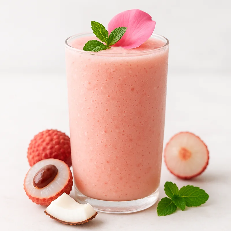 Lychee Rose Tropical Smoothie — Smoothie