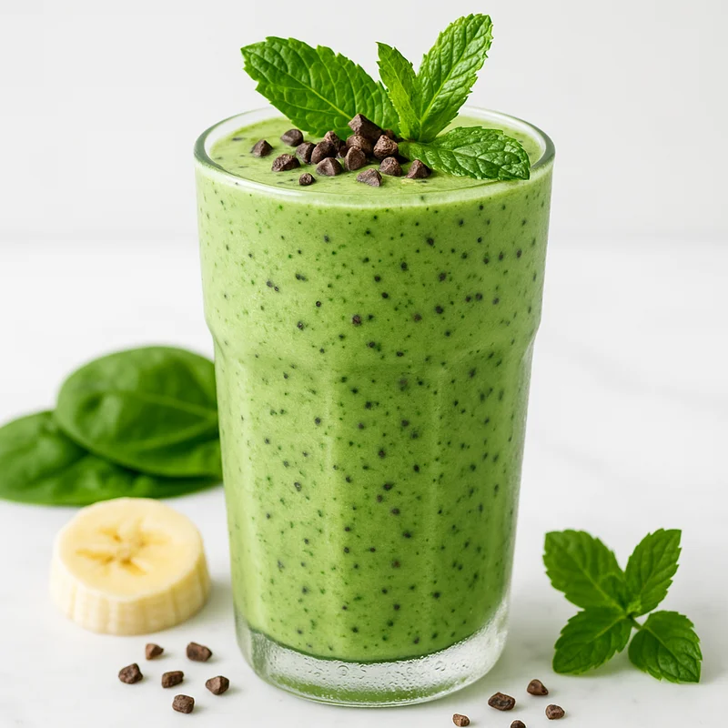 Mint Chocolate Chip Smoothie — smoothie recipe