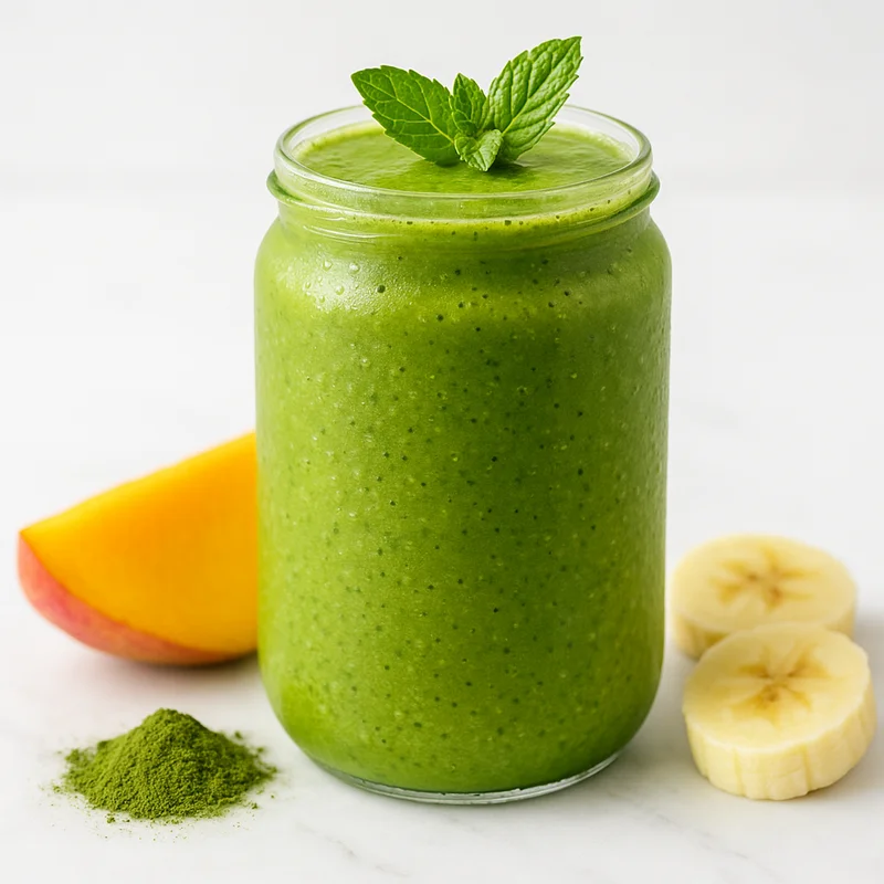 Moringa Mango Green Smoothie — smoothie recipe