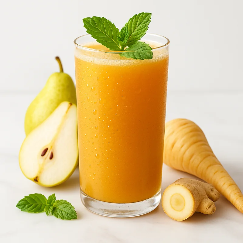 Parsnip Pear Ginger Juice — Juice
