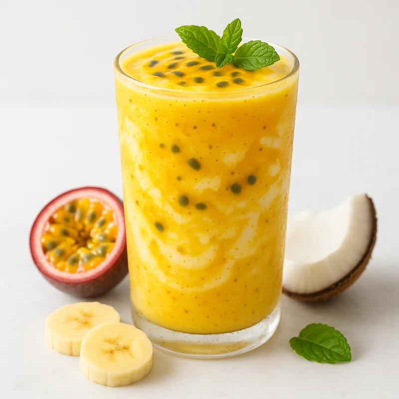 Passion Fruit Coconut Swirl — Smoothie
