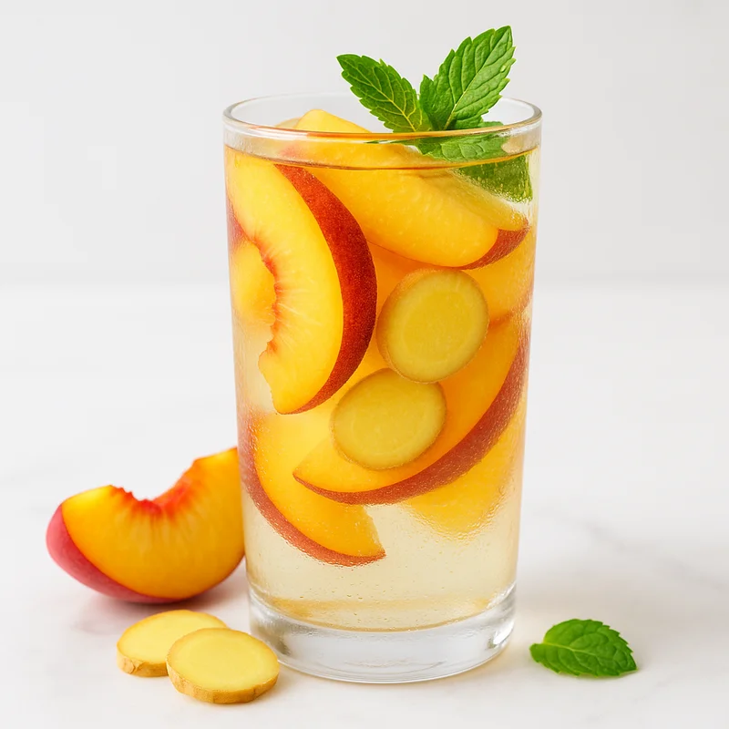 Peach Ginger Infused Water — Infused Water