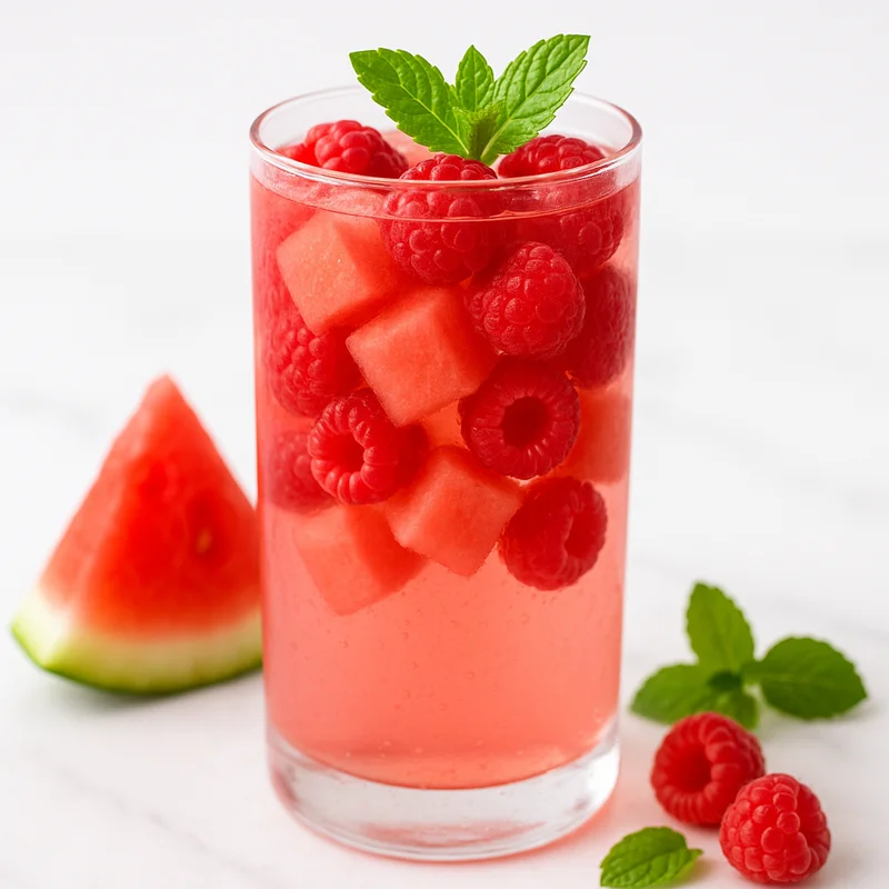 Watermelon Raspberry Refresher — Infused Water