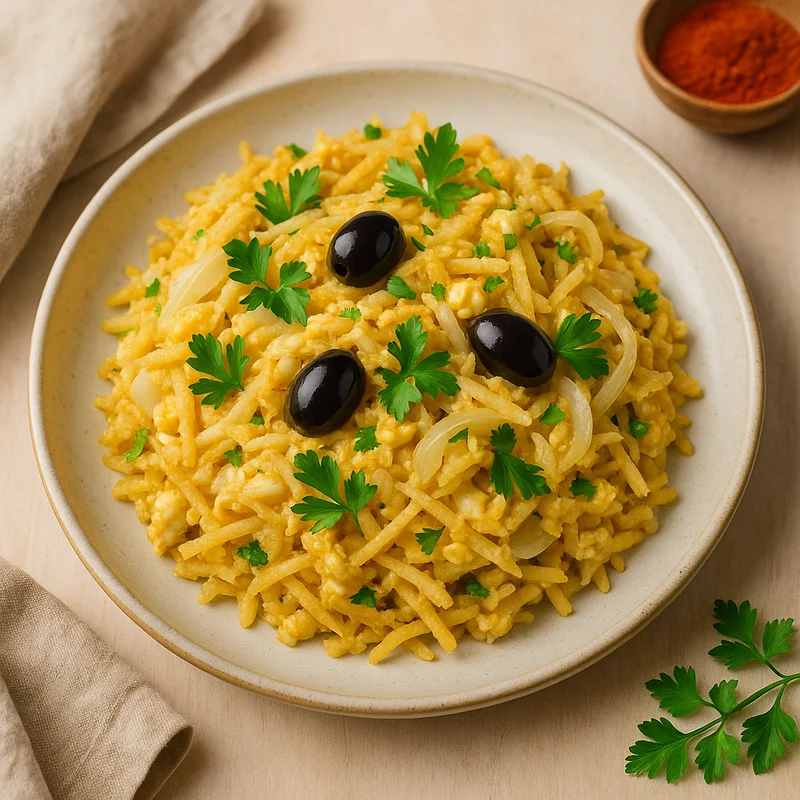 Bacalhau a Bras — Portuguese recipe