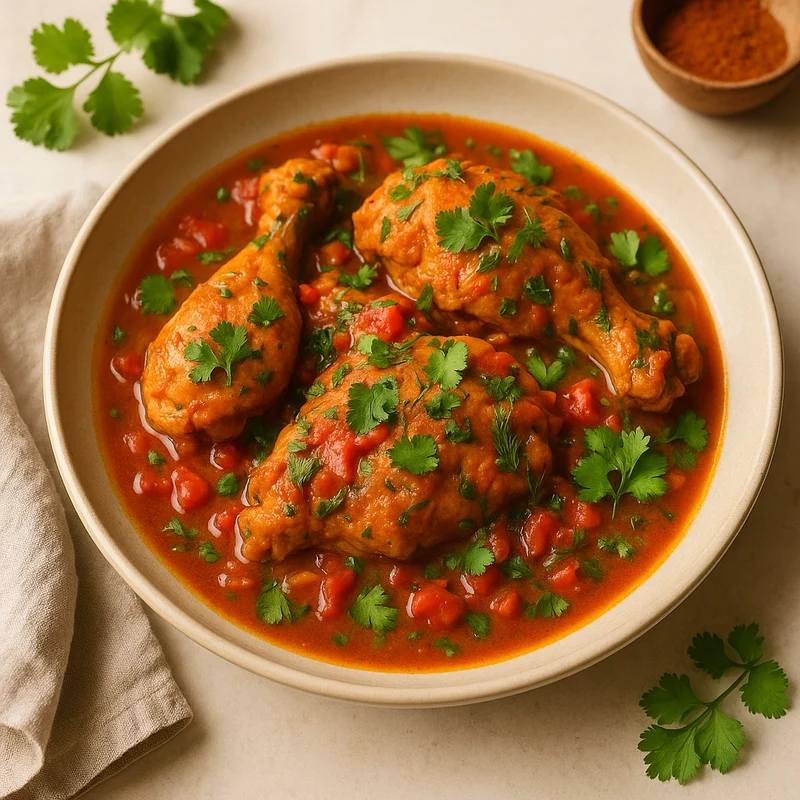 Chakhokhbili — Georgian recipe