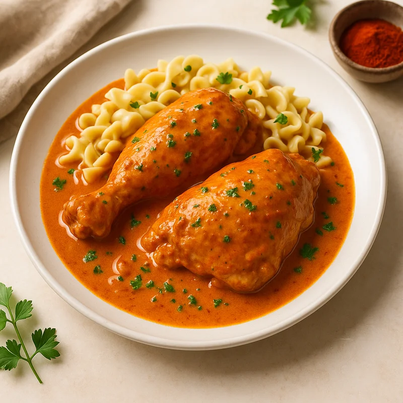 Chicken Paprikash — Hungarian recipe