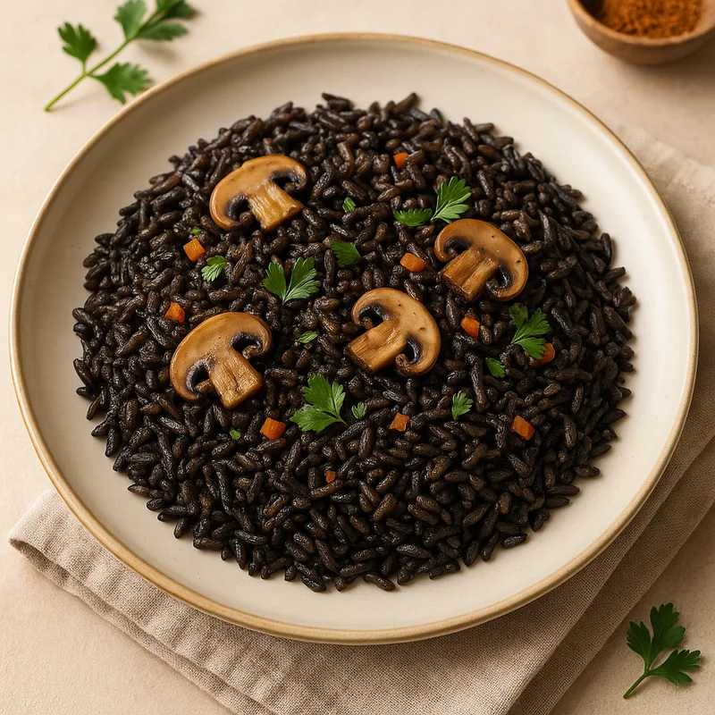 Diri Djon Djon — Haitian recipe