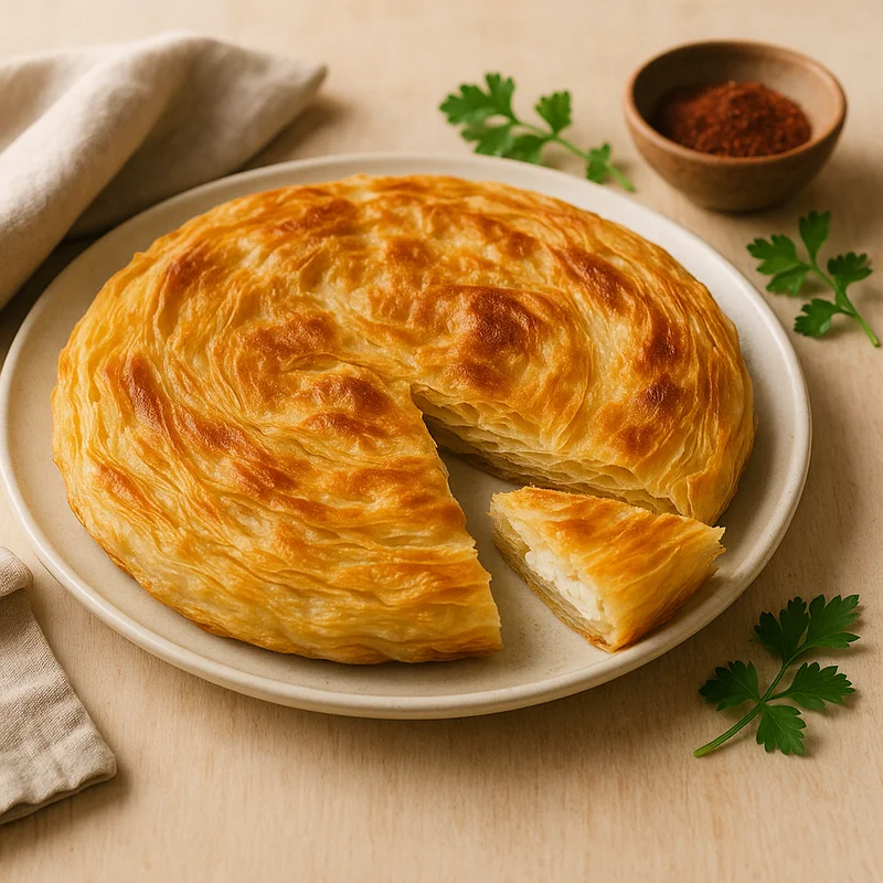 Feteer Meshaltet — Egyptian recipe