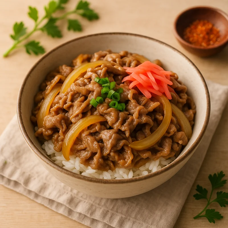 Gyudon — Japanese recipe