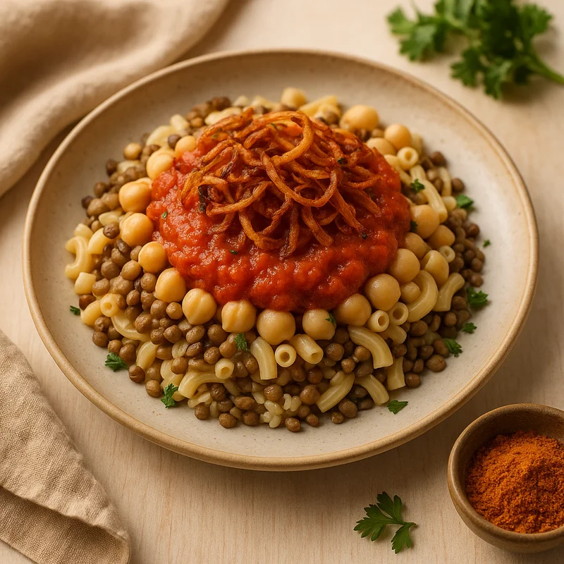 Koshari — Egyptian recipe