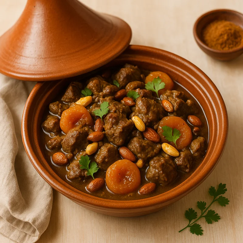 Lamb Tagine with Apricots — Moroccan recipe