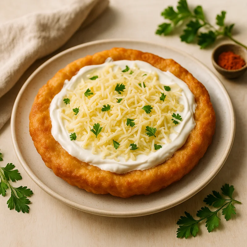 Langos — Hungarian recipe