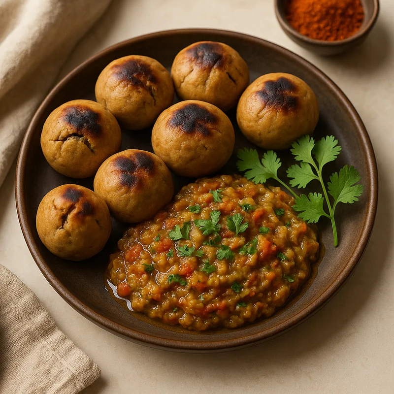 Litti Chokha — Indian recipe