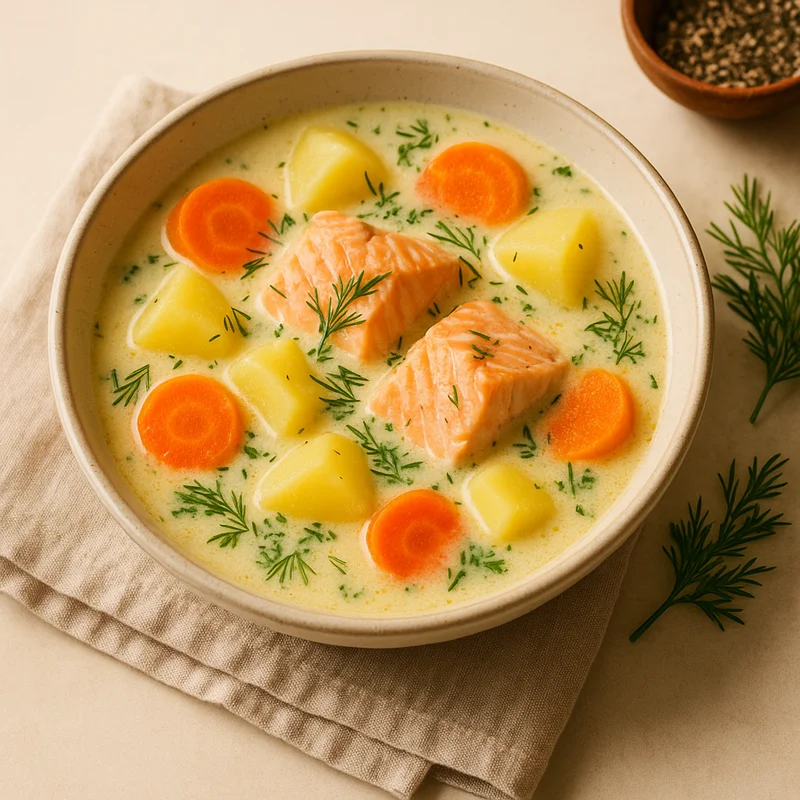 Lohikeitto — Finnish recipe