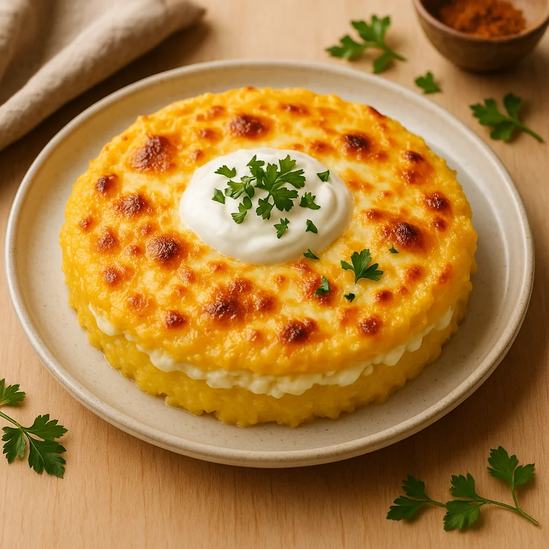 Mamaliga cu Branza — Romanian recipe