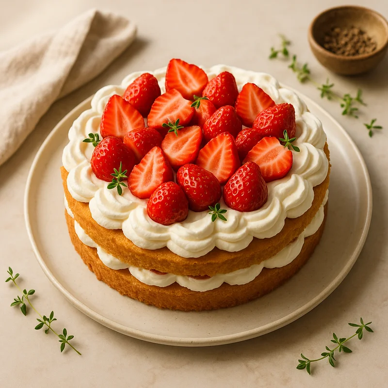 Mansikkakakku — Finnish recipe