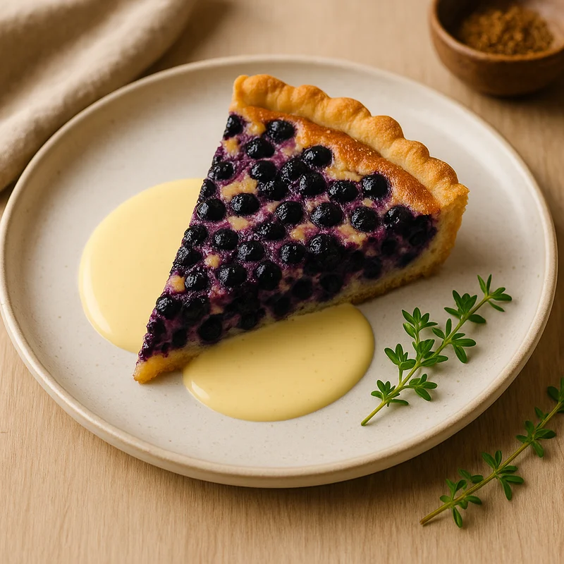 Mustikkapiirakka — Finnish recipe