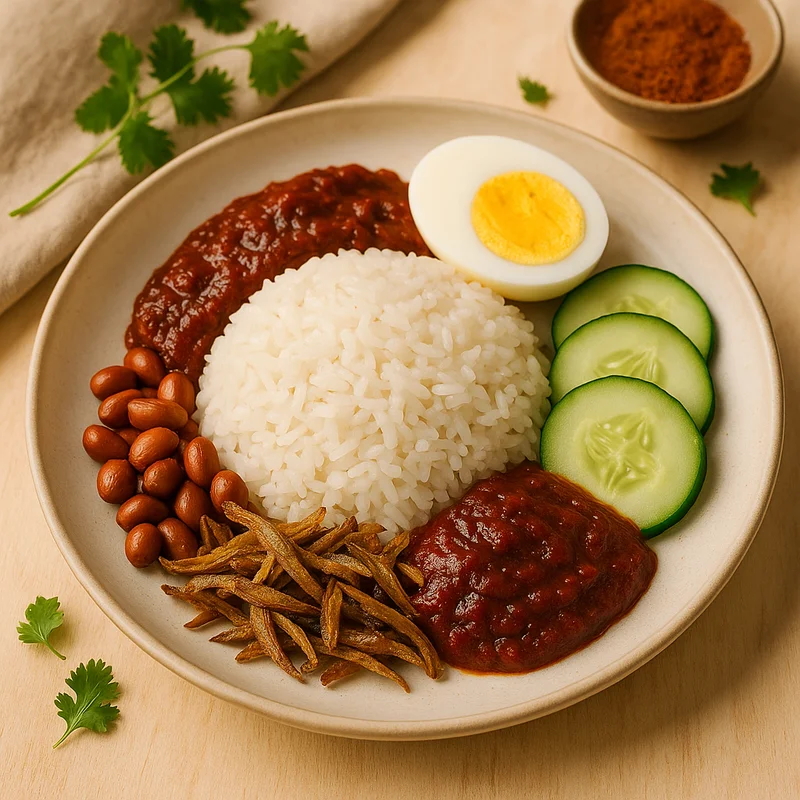 Nasi Lemak — Malaysian recipe