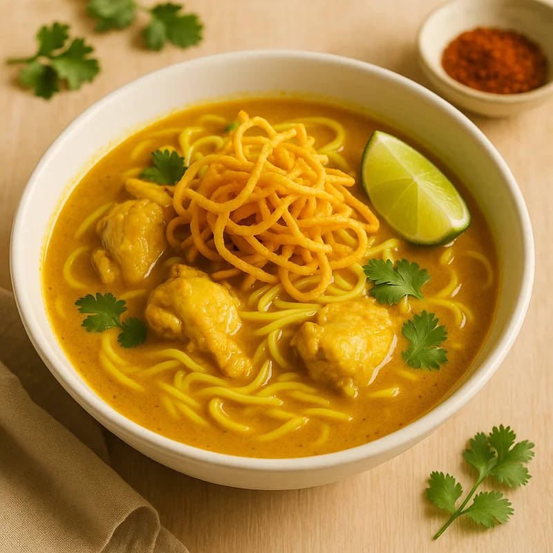 Ohn No Khao Swe — Burmese recipe