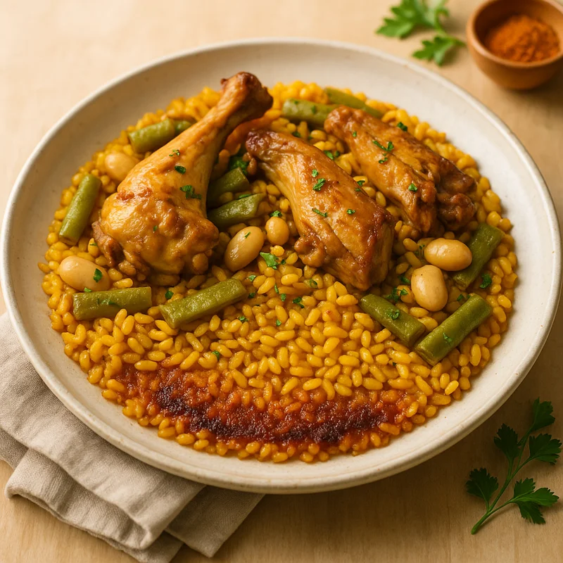 Paella Valenciana — Spanish recipe