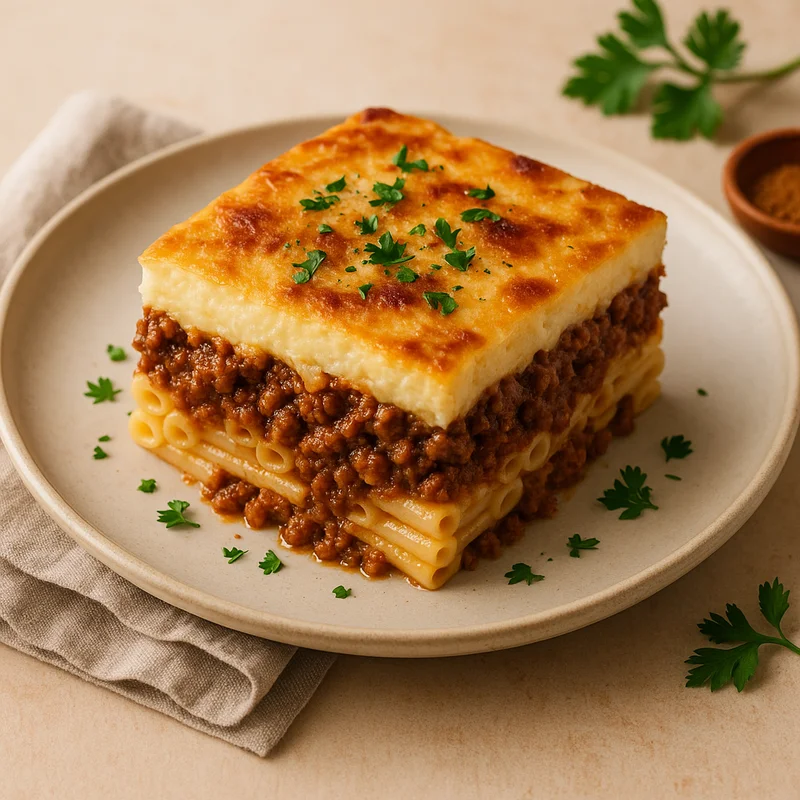 Pastitsio — Greek recipe
