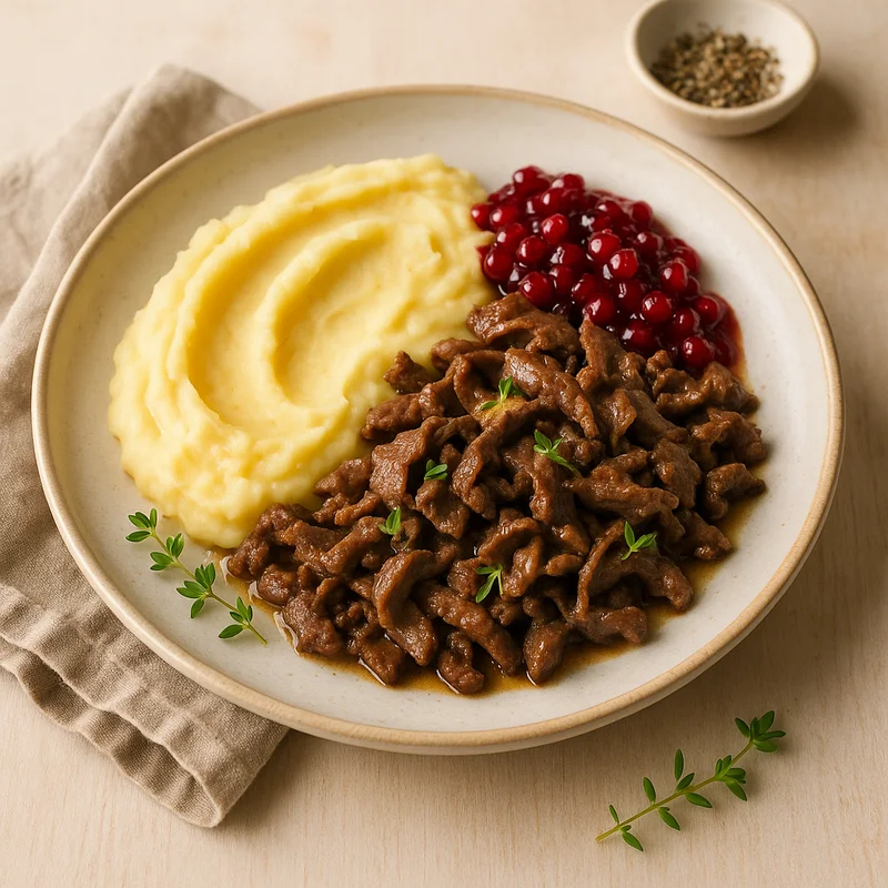 Poronkäristys — Finnish recipe