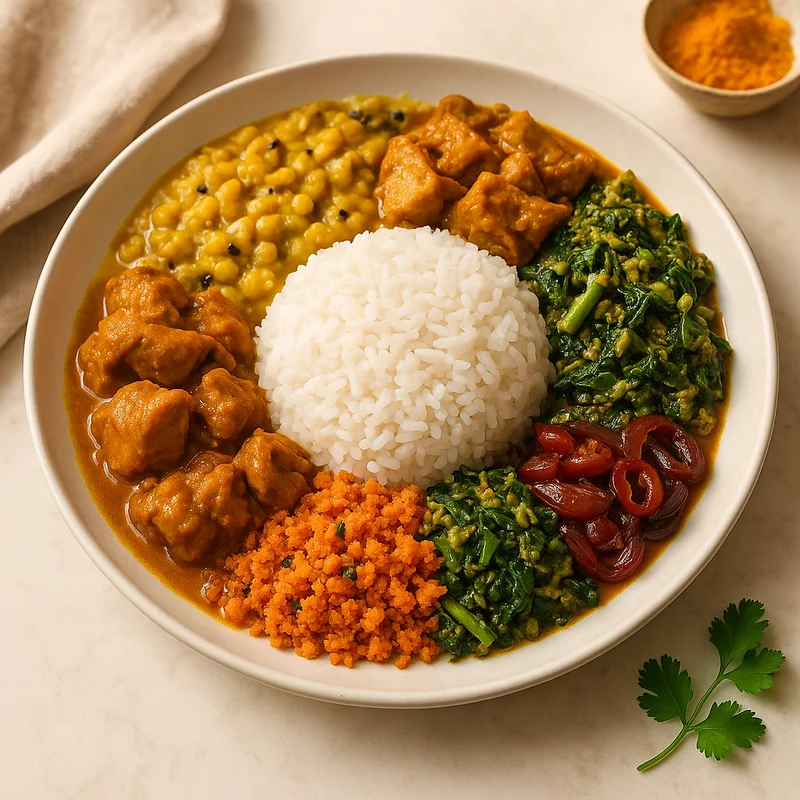Rice and Curry — Sri Lankan recipe