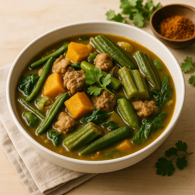 Samlor Korko — Cambodian recipe